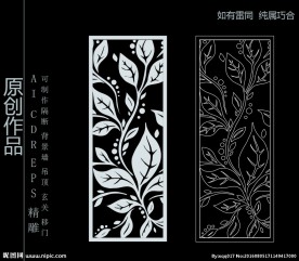 镂空雕花 移门图案