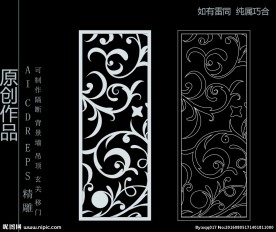 镂空雕花 移门图案