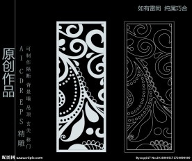 镂空雕花 移门图案