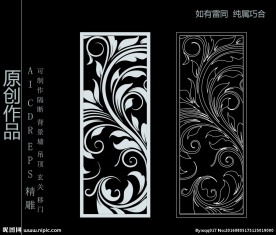 镂空雕花 移门图案