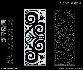 镂空雕花 移门图案