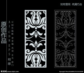 镂空雕花 移门图案