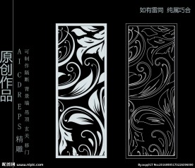 镂空雕花 移门图案