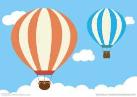 天空中的热气球