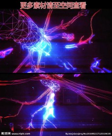 光路树枝循环动态背景视频