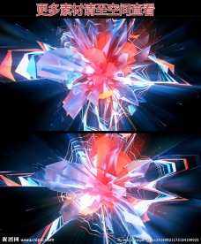 晶格变形爆炸动态循环动态背景