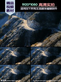 汽车行驶盘山公路视频素材