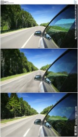 开车在乡村公路上行驶