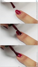 涂指甲高清实拍素材