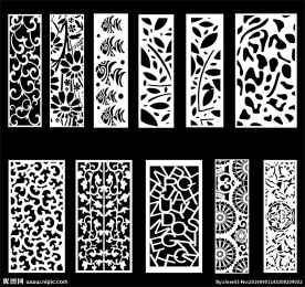 镂空雕花