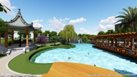 特色亭台楼阁水榭假山景观设计