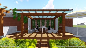 校园文化建设屋顶花园景观