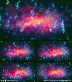 音乐音符动态效果