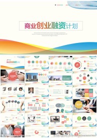 时尚商业创业融资计划书PPT