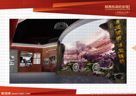 雕塑 纪念馆  室内  抗战