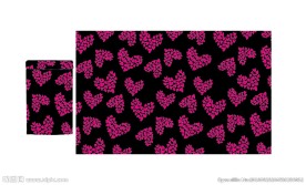 心形 小碎花  花布