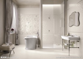 瓷砖效果图  洗手间  浴室