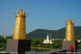 灵山大佛五印坛城金顶
