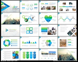 2017欧美风格商务报告ppt