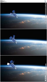 空间探测仪地球卫星