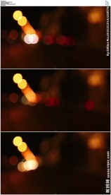 朦胧的灯光车灯