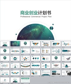 绿色商业创业计划书动态ppt
