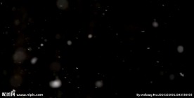 雪花飘落特效素材