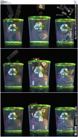 电子设备回收垃圾桶