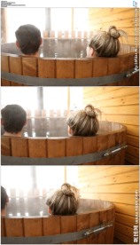 情侣木桶沐浴