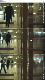 商人离开办公室电梯