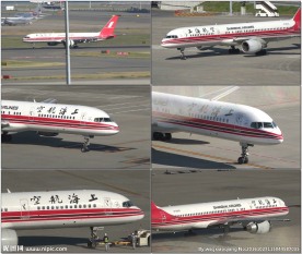 上海航空飞机降落机场维护