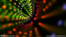 变换的圆形光束