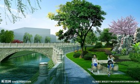 河滨公园景观效果图