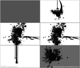 水墨涂鸦笔迹动画视频