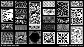 镂空雕花