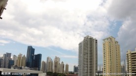 巴拿马城间隔拍摄