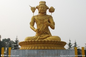 法门寺十大菩萨月光菩萨雕塑