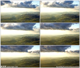 4k大地天空云层飘动