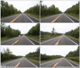 汽车在直路飞速行驶