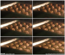 芝士饼干在烤箱