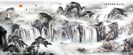 水墨山水画