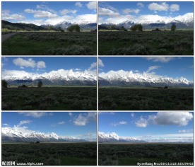 跟踪拍摄壮阔景观视频