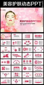 美容美发时尚艺术化妆品PPT