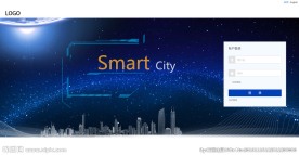 科技感网页登录界面