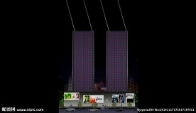 建筑照明动画商场照明