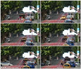 有轨电车在鲍威尔街