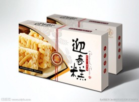 迎春糕包装展开图