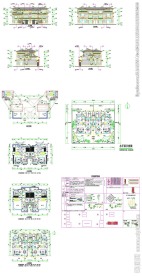 双拼别墅设计方案CAD图纸