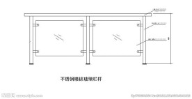 不锈钢楼梯玻璃栏杆