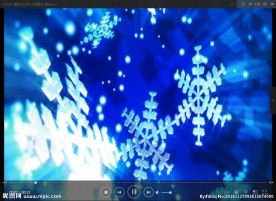 雪花动态LED 背景素材